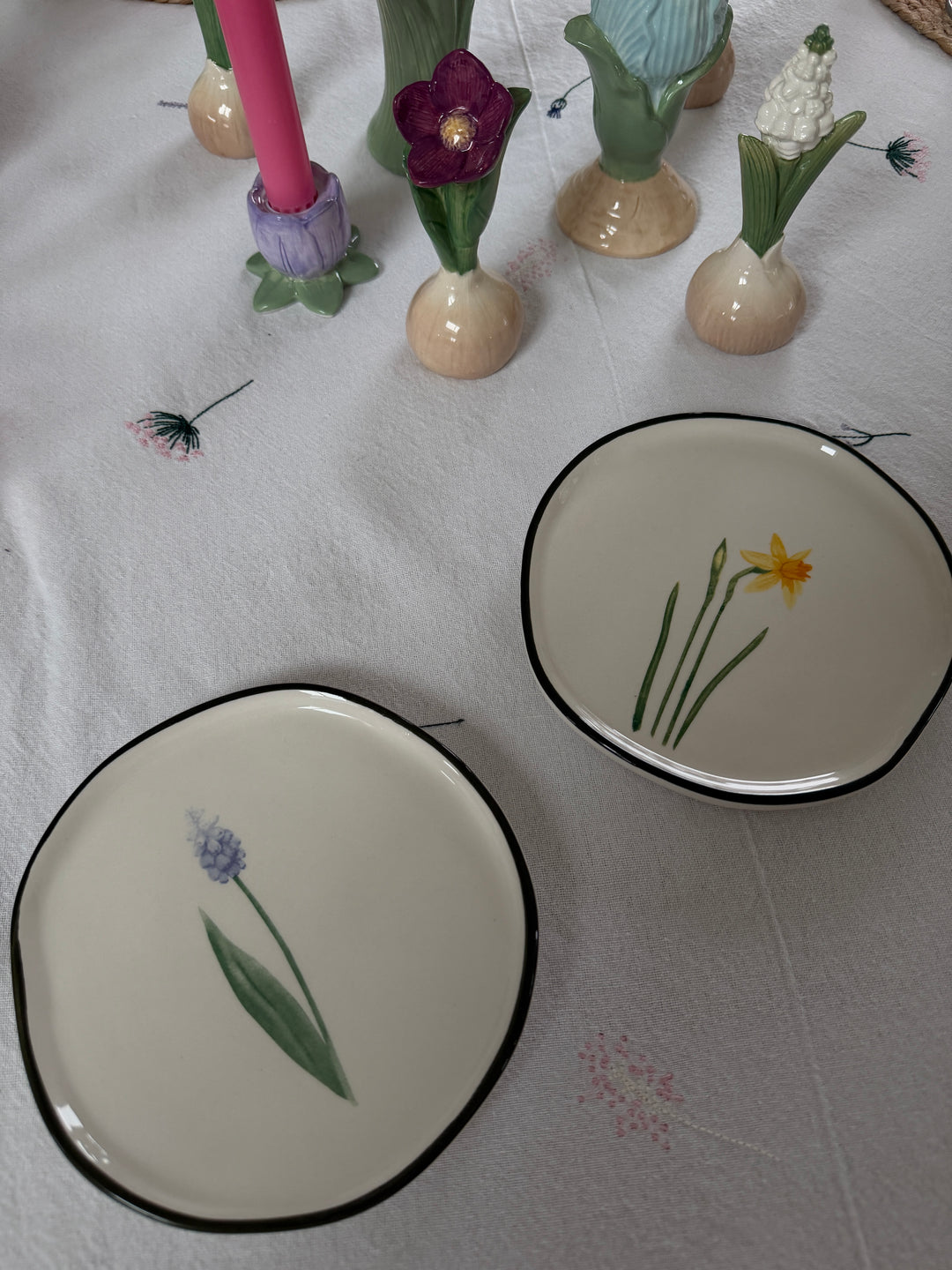 Frokosttallerken m Perleblomst DIMKA (Ø16cm)