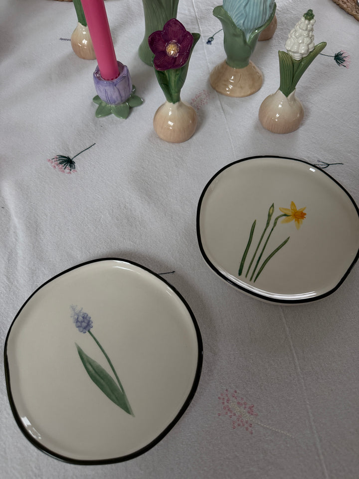 Frokosttallerken m Perleblomst DIMKA (Ø16cm)