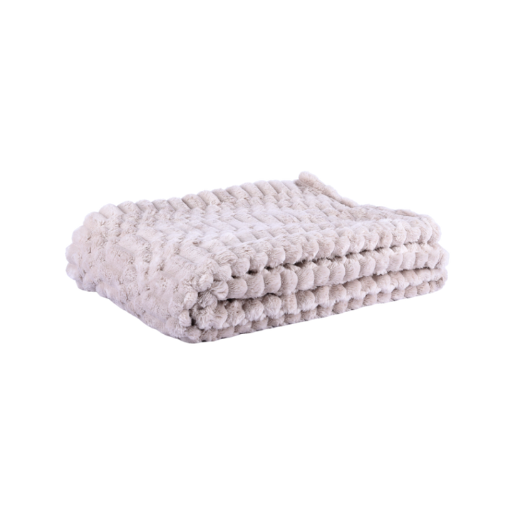 Plaid Imiteret Pels Sand (130x170cm)