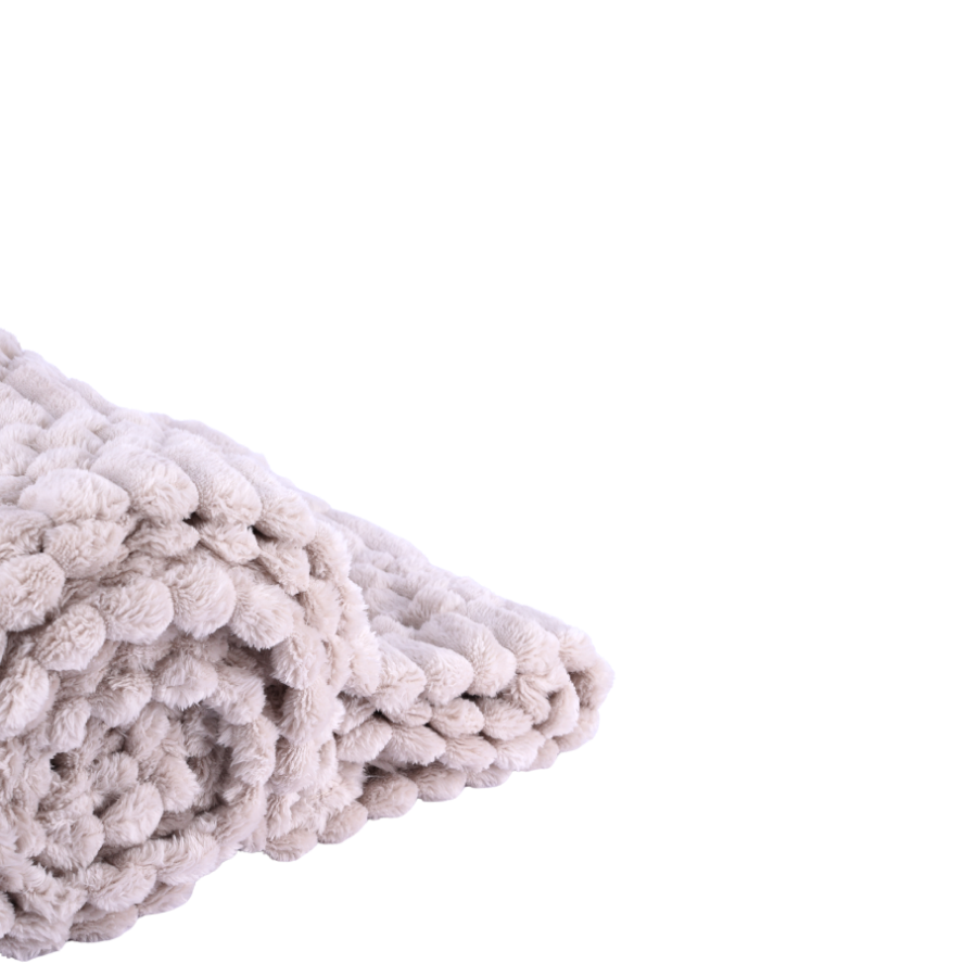 Plaid Imiteret Pels Sand (130x170cm)