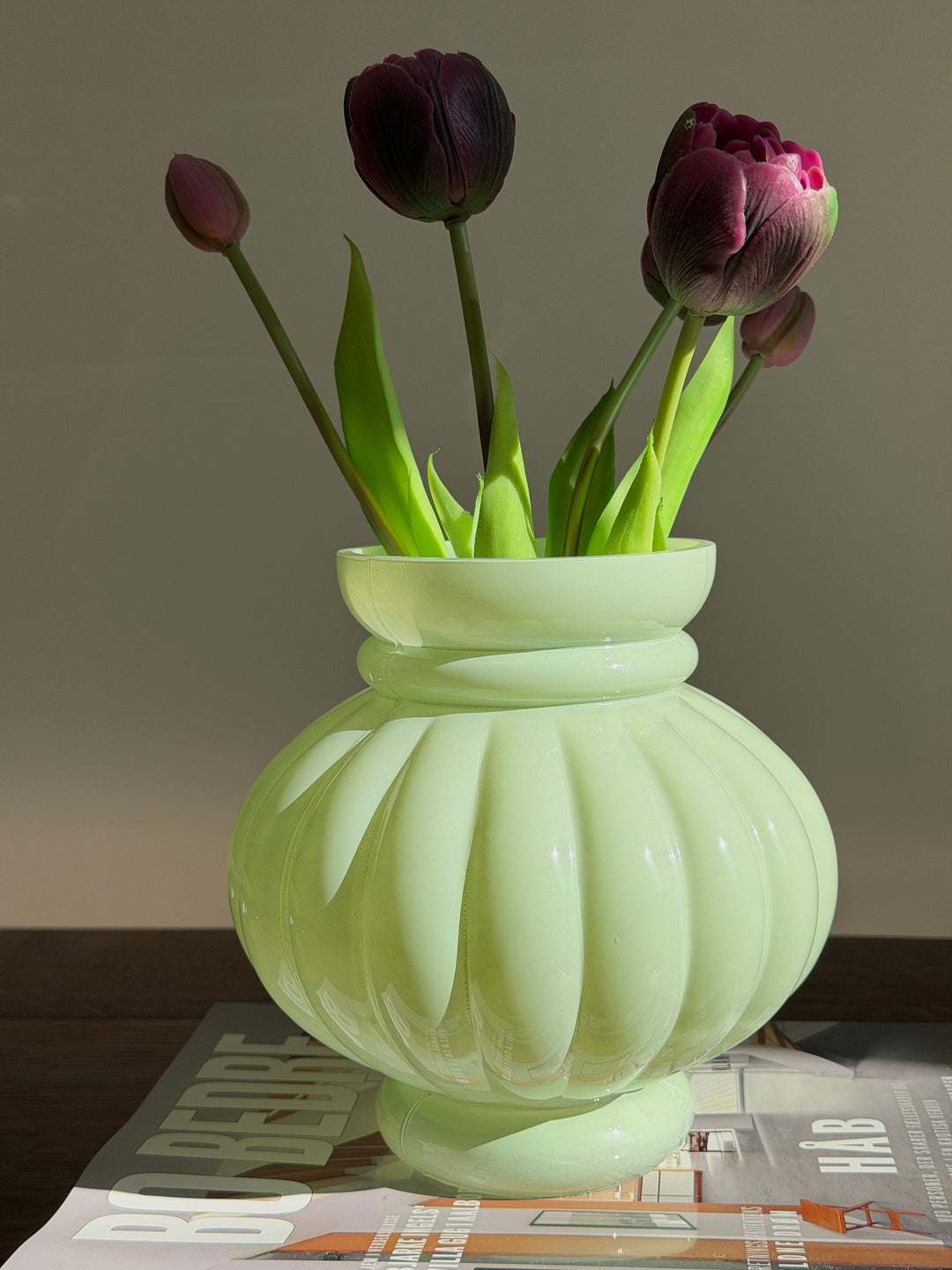 Vase Petra Ib Laursen H18cm Lysegrøn