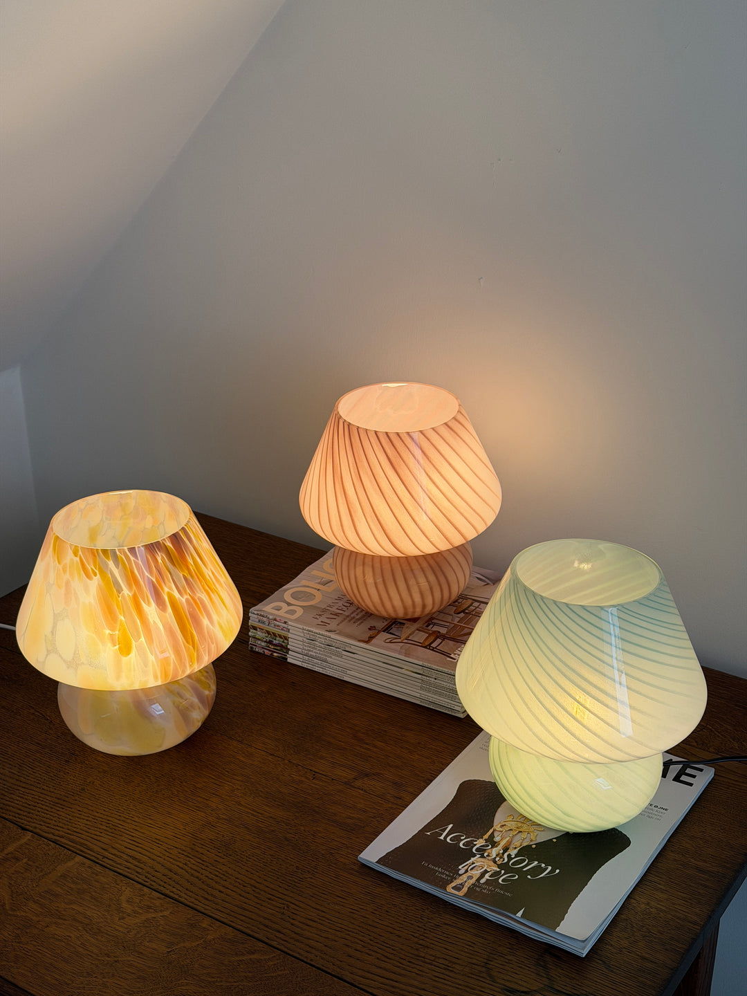 Lampe Joyful 24xØ23cm Mint