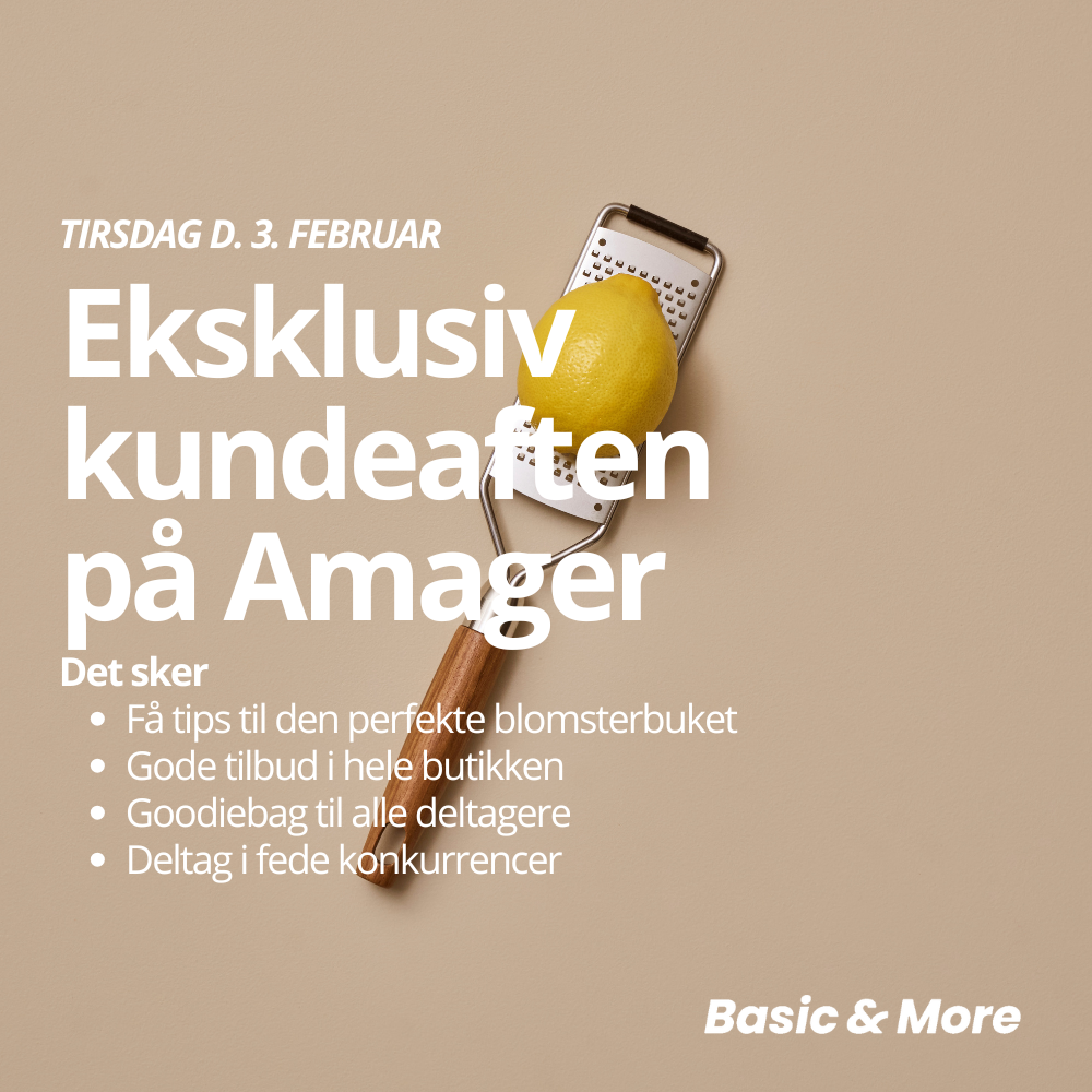 Billet til kundeaften - Amager