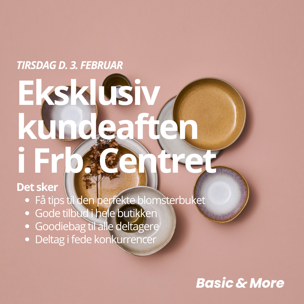 Billet til kundeaften - Frederiksberg Centret