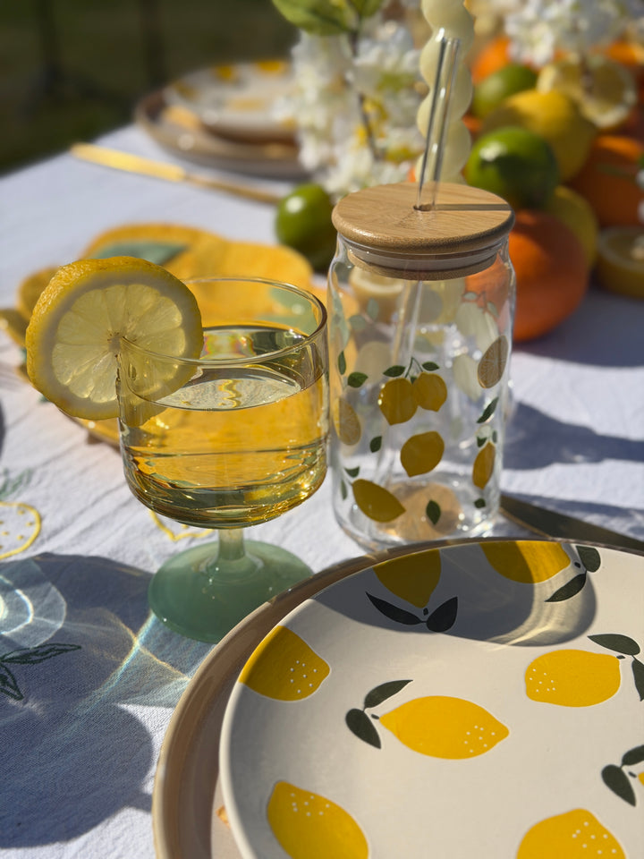 Tallerken m Citron Design GALA (Ø22cm) Gul