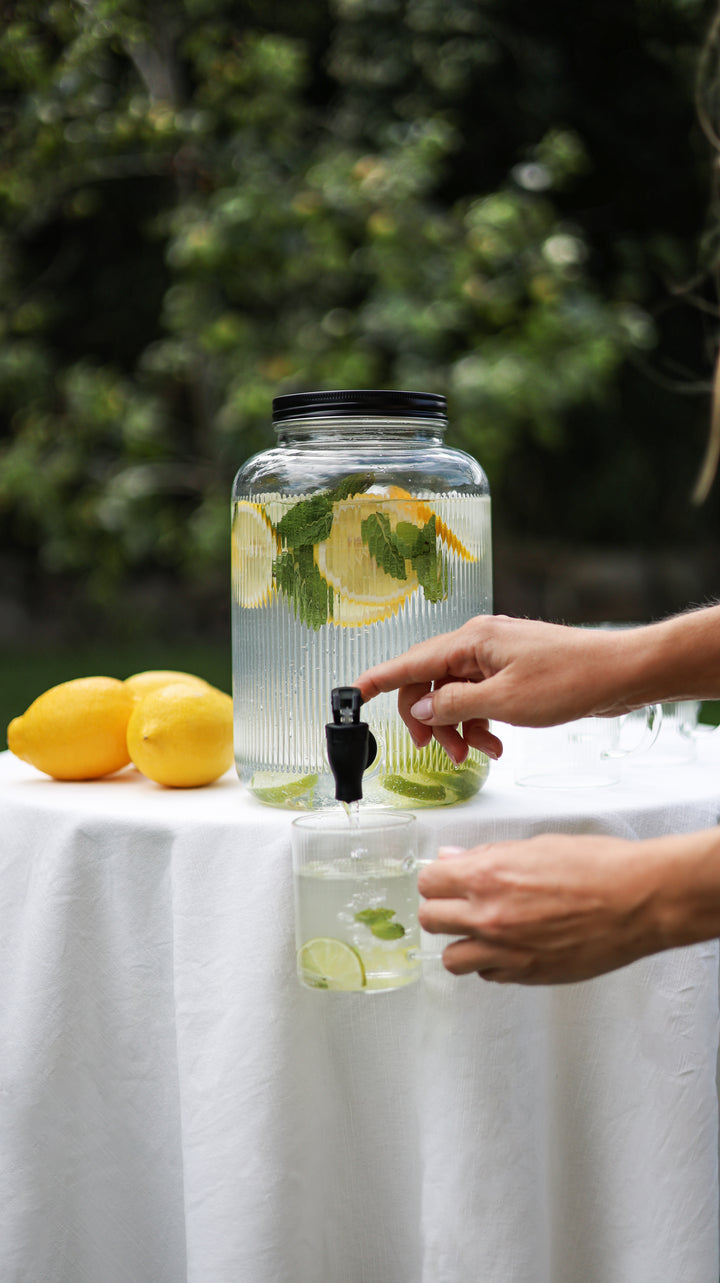 Glasdispenser m/taphane DIVON  (4,5L) Transperant