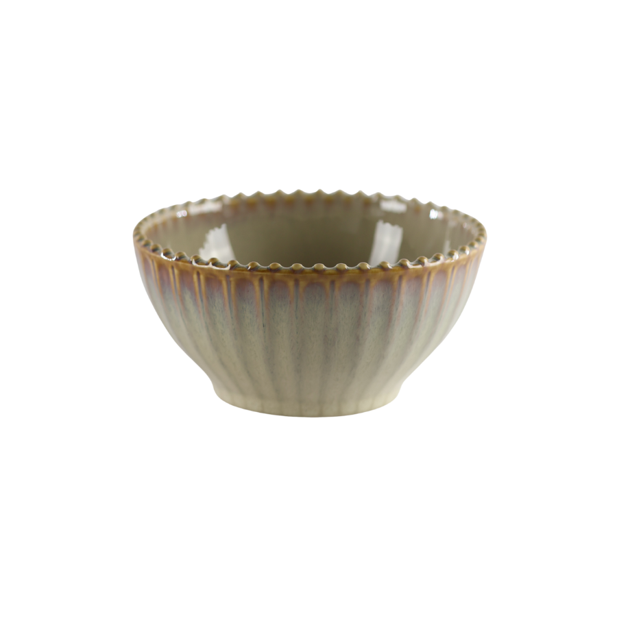 Skål FALLON (Ø16x8 cm) Reaktiv Beige