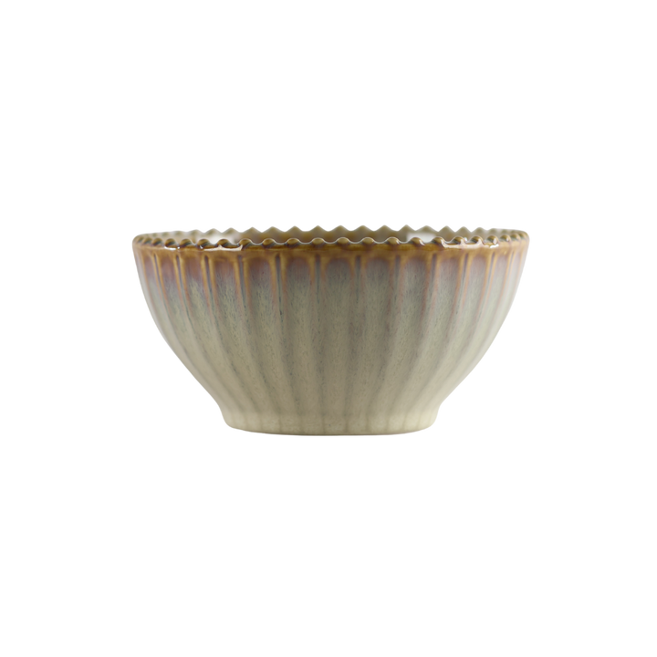 Skål FALLON (Ø16x8 cm) Reaktiv Beige