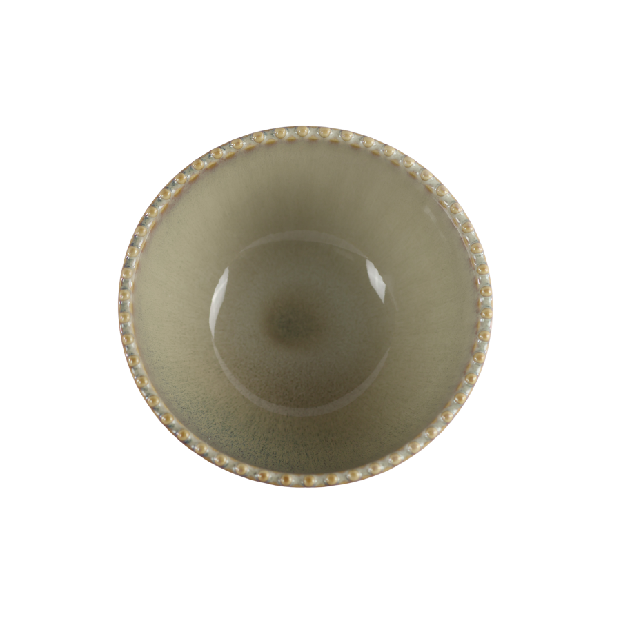 Skål FALLON (Ø16x8 cm) Reaktiv Beige