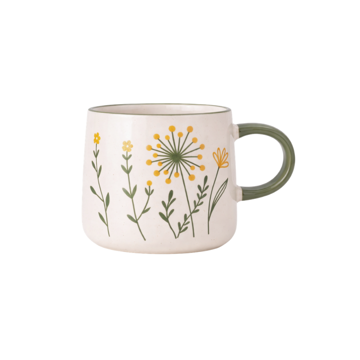 Krus m Markblomster GANI (400ml) Cream
