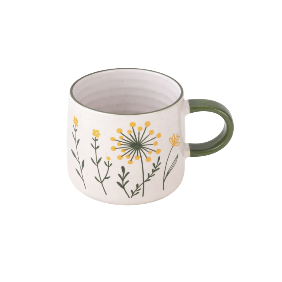 Krus m Markblomster GANI (400ml) Cream