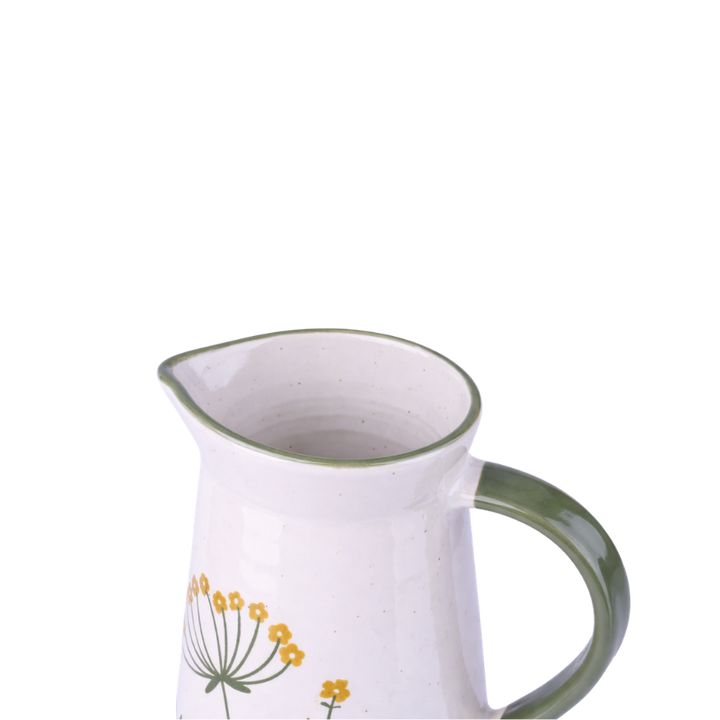 Vandkaraffel m Markblomster GANI (1,2L) Cream