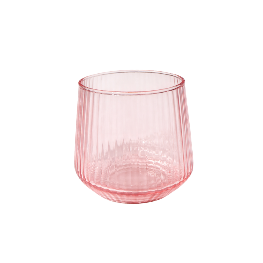 Vandglas METTI  (380ml) Lyserød