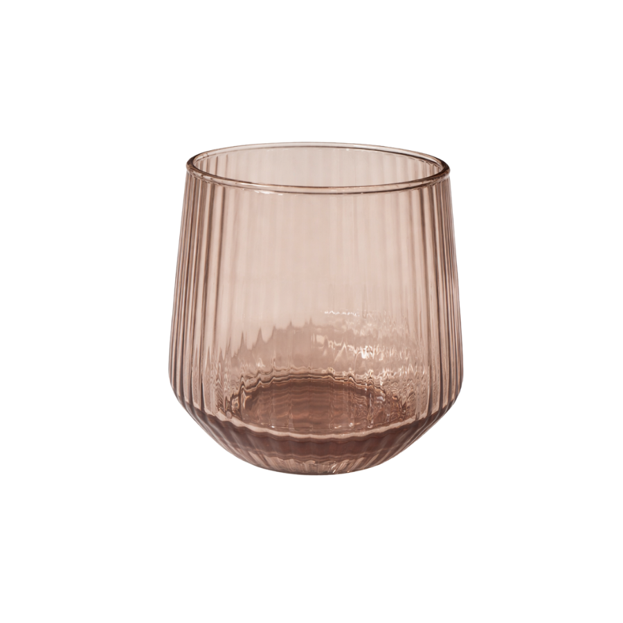 Vandglas METTI  Brun