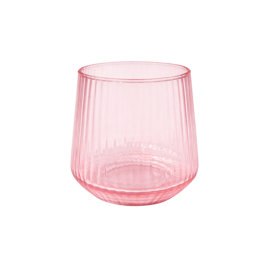 Vandglas METTI  (380ml) Lyserød