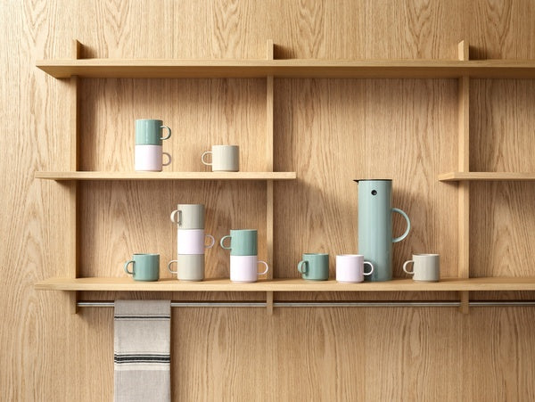 Stelton - Krus Lys Støvet Grøn 2 stk