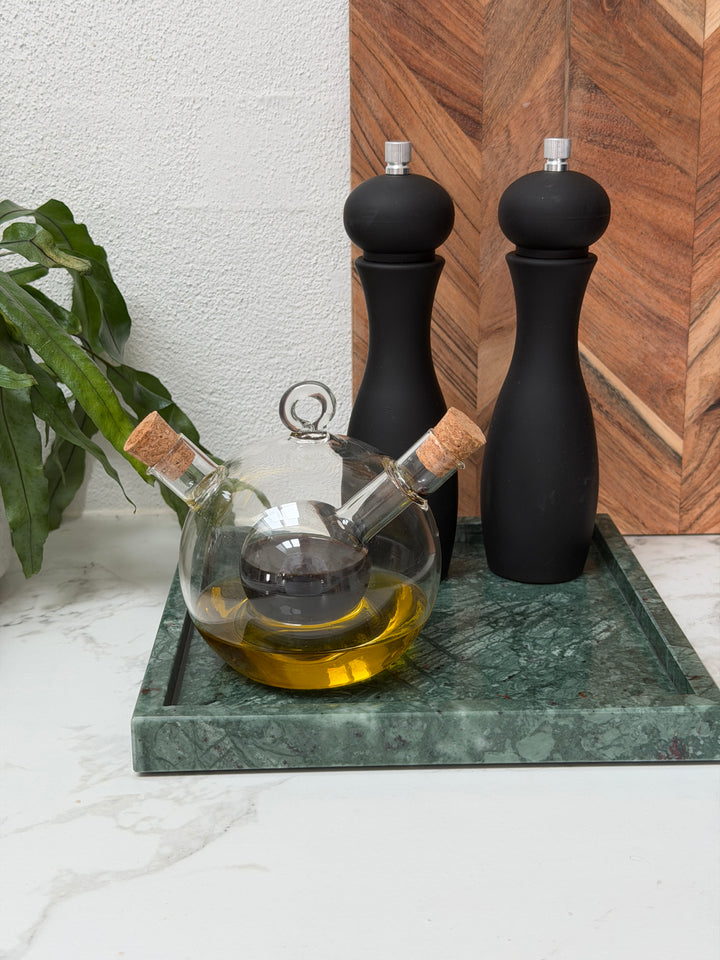 Olie- og Eddiekeflaske Glas