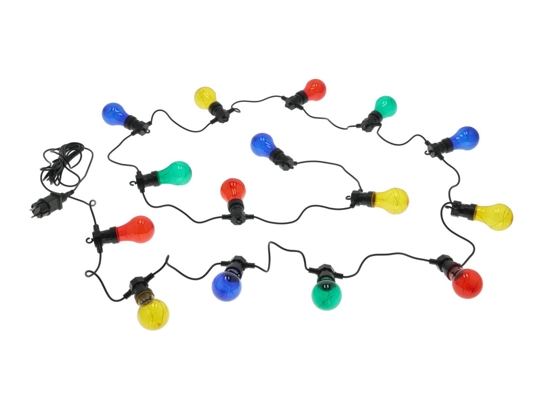 Multifarvet LED Lyskæde t. Udendørs Brug (9,2 meter)