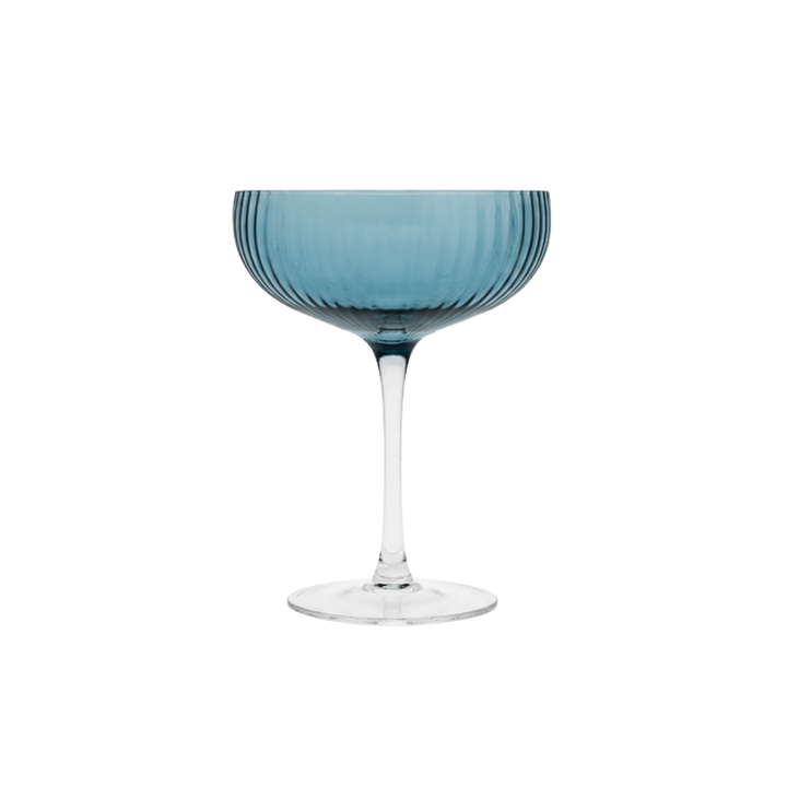 Cocktailglas AILEEN  Petrolium m. Transparent Stem