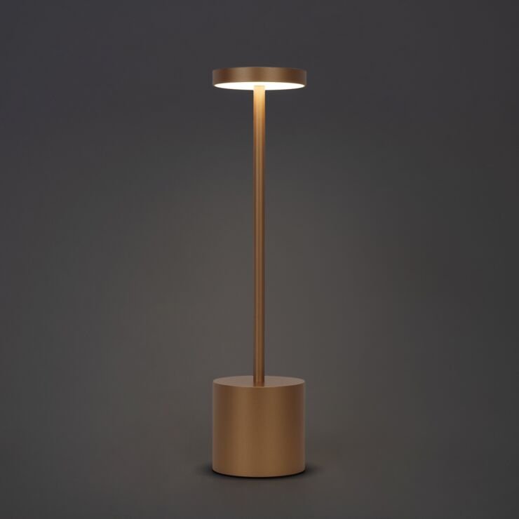 Scandinavian Collection - Touch Bordlampe i Guldfarve