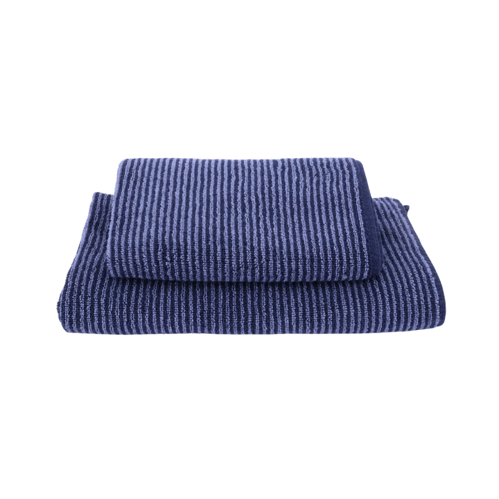 Håndklæde m  Stribe CAMRON (50x100cm) Blå