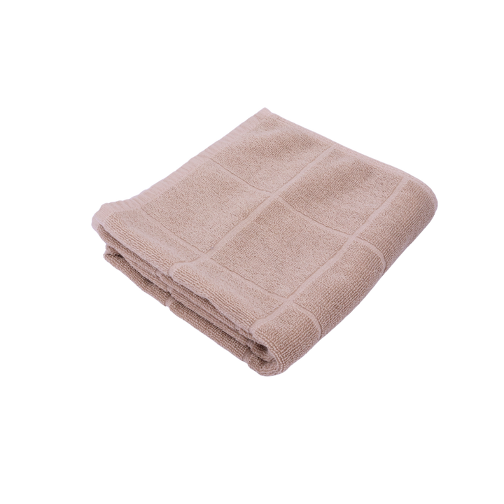 Håndklæde Ternet Jacquard DENZEL (50x100cm)Beige