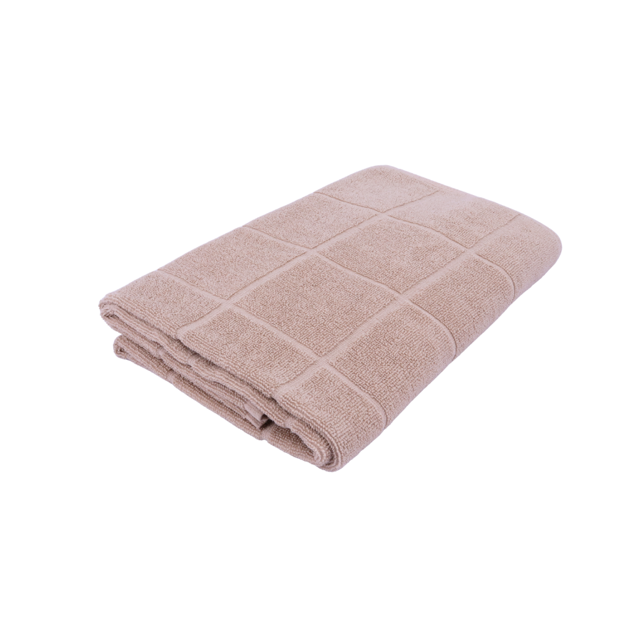 Badehåndklæde Ternet Jacquard DENZEL (70x140cm) Beige