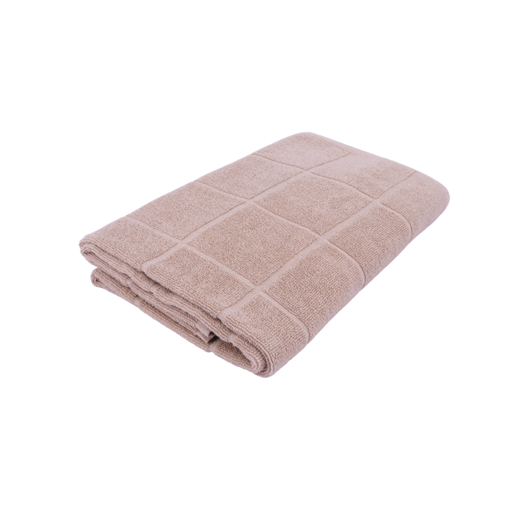 Badehåndklæde Ternet Jacquard DENZEL (70x140cm) Beige