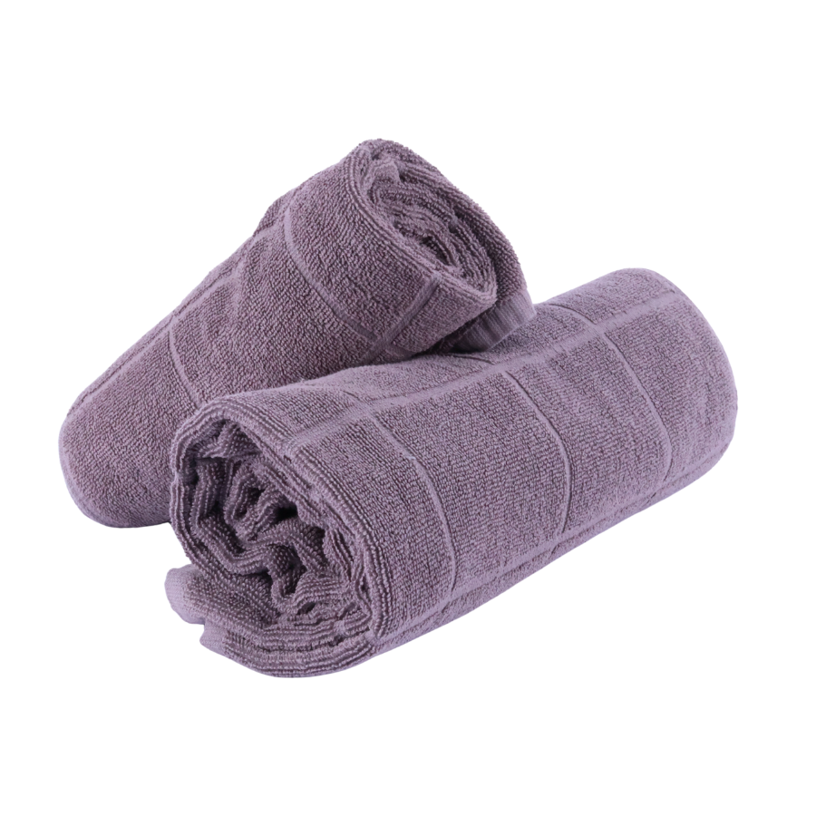 Badehåndklæde Ternet Jacquard DENZEL (70x140cm) Grå