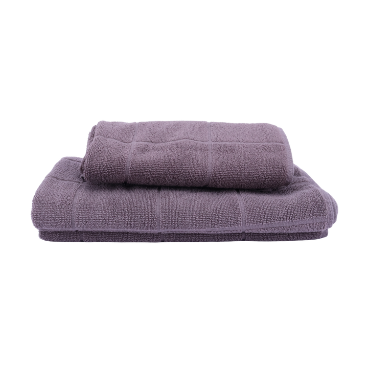 Badehåndklæde Ternet Jacquard DENZEL (70x140cm) Grå