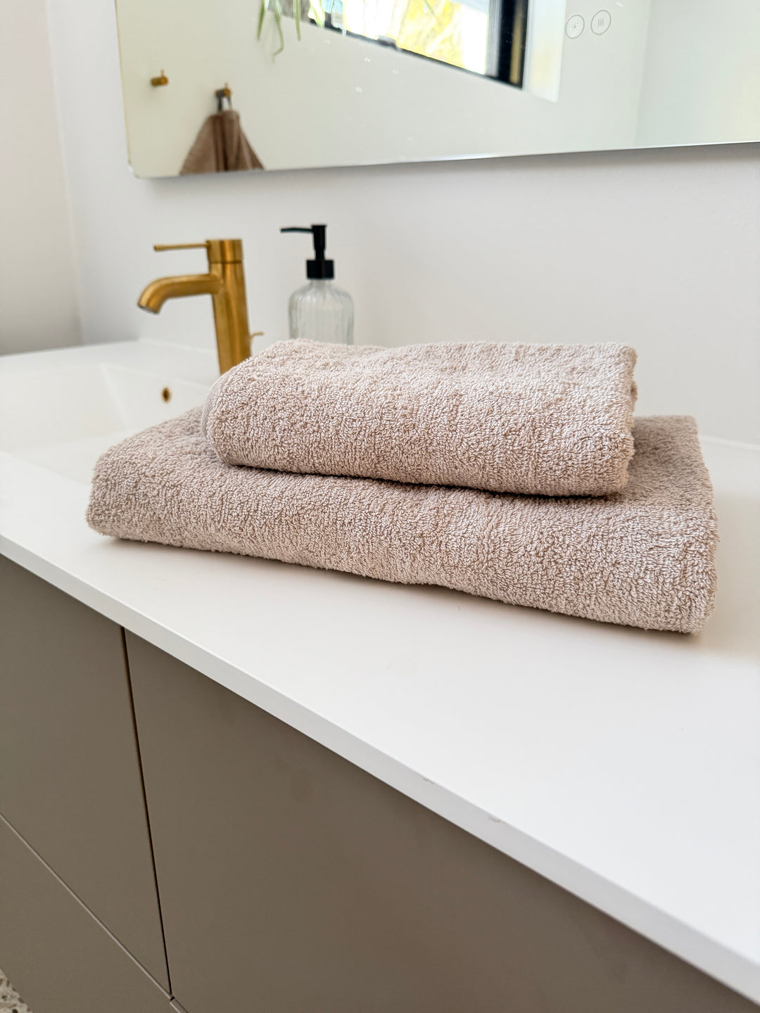 Håndklæde Sand (50x100cm)