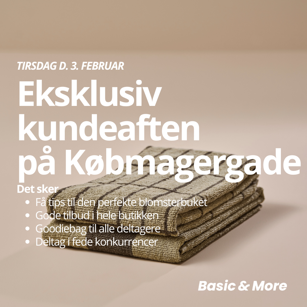 Billet til kundeaften - Købmagergade