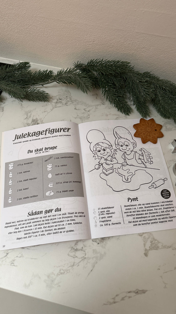 Julius Bage- og Malebog 28 sider