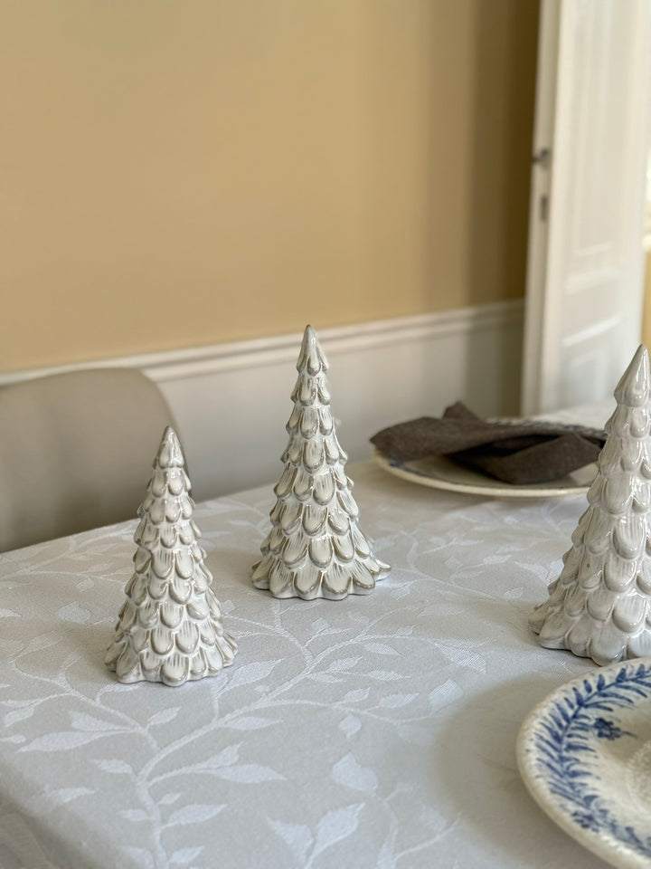 Juletræ i Porcelæn METIL Hvid (Ø11x20cm cm)