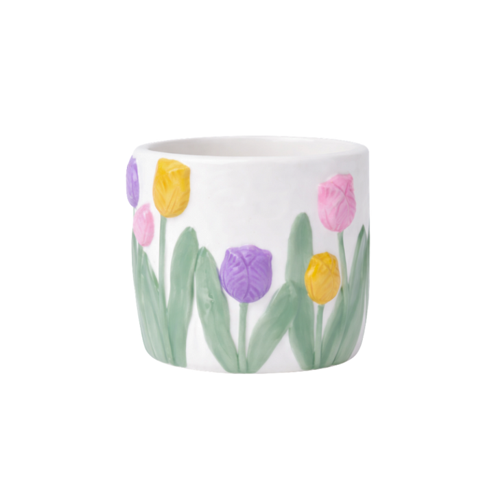 Mini Krukke m Blomst GALIN (Ø 11,3x10,4 cm)