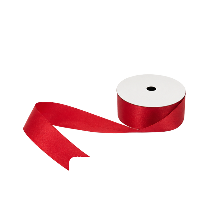 5 stk. Satinbånd i Red (9m)