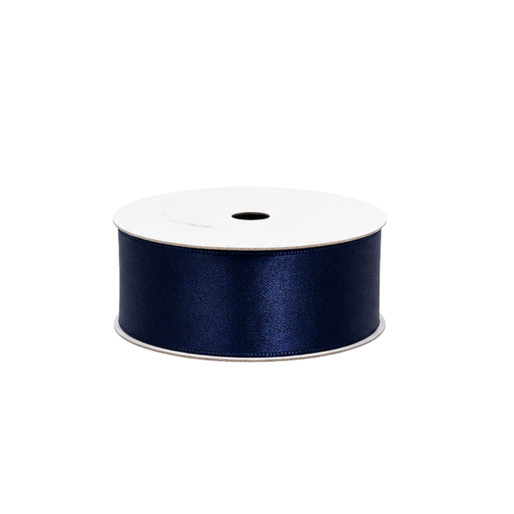 5 stk. Satinbånd i Navy (9m)