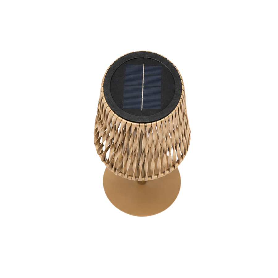 Solcelle Lampe Natur (Ø13,5x13/30,5cm)