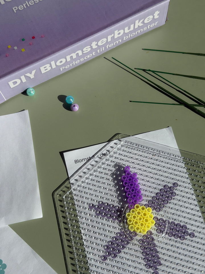 Blomsterbuket DIY Perlesæt
