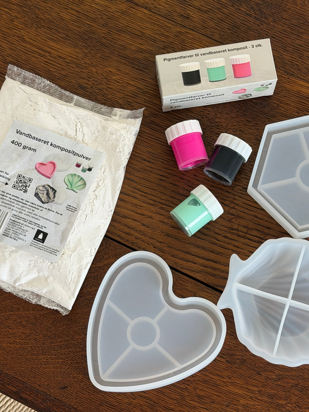 Silikoneform til Vandbaseret Komposit Hexagon