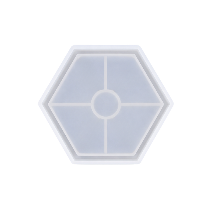 Silikoneform til Vandbaseret Komposit Hexagon