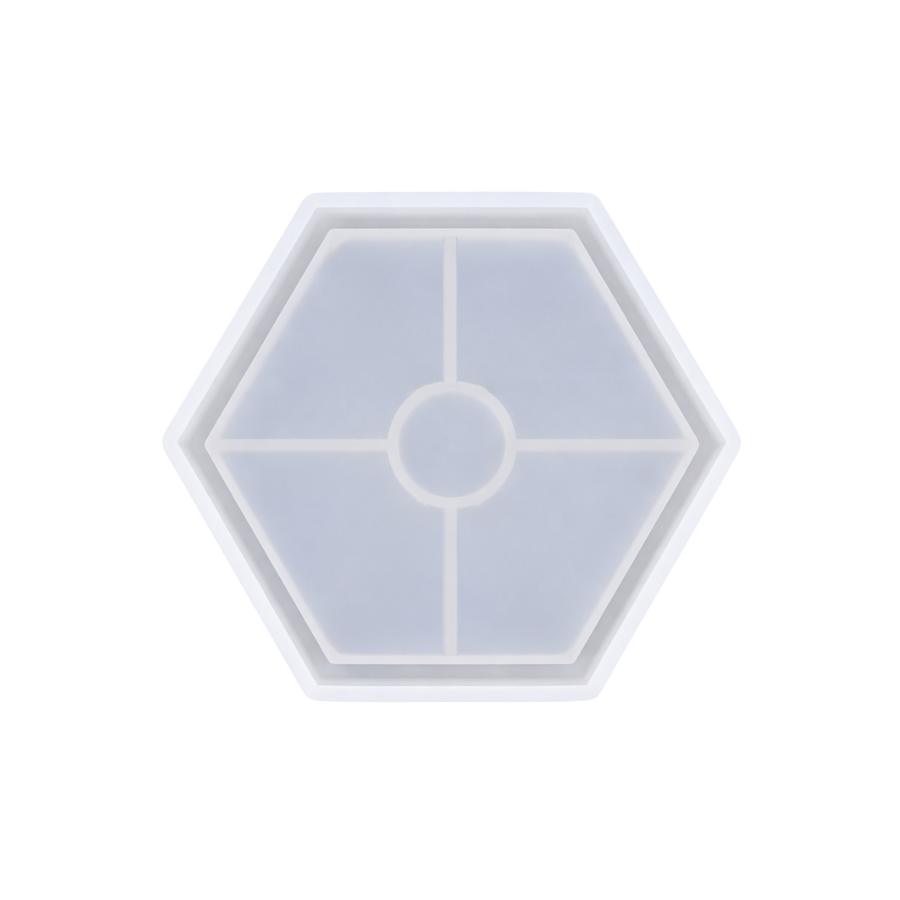 Silikoneform til Vandbaseret Komposit Hexagon