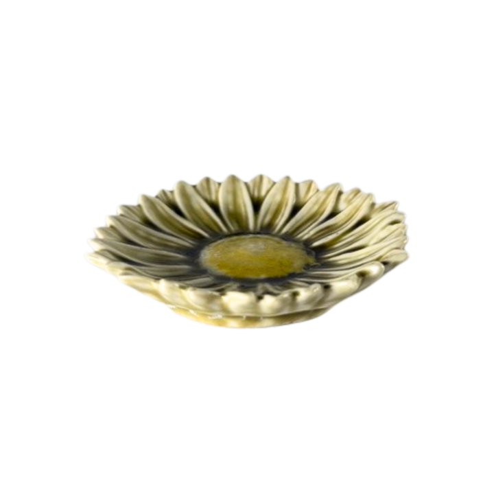Bakke MARTA i Blomst Form i Beige/Gul (11,2x10,8x2,5 cm)