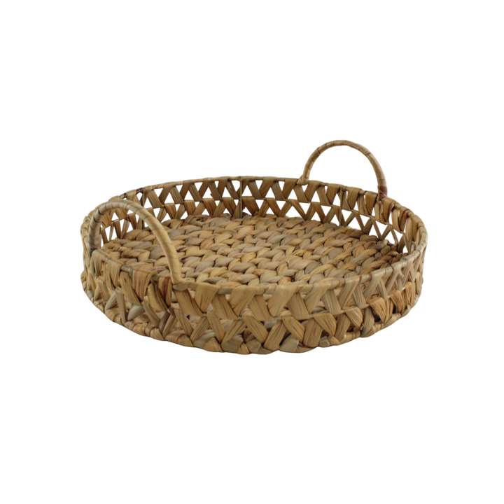 Bakke Rund Flettet FLORIS (Ø34x12cm)