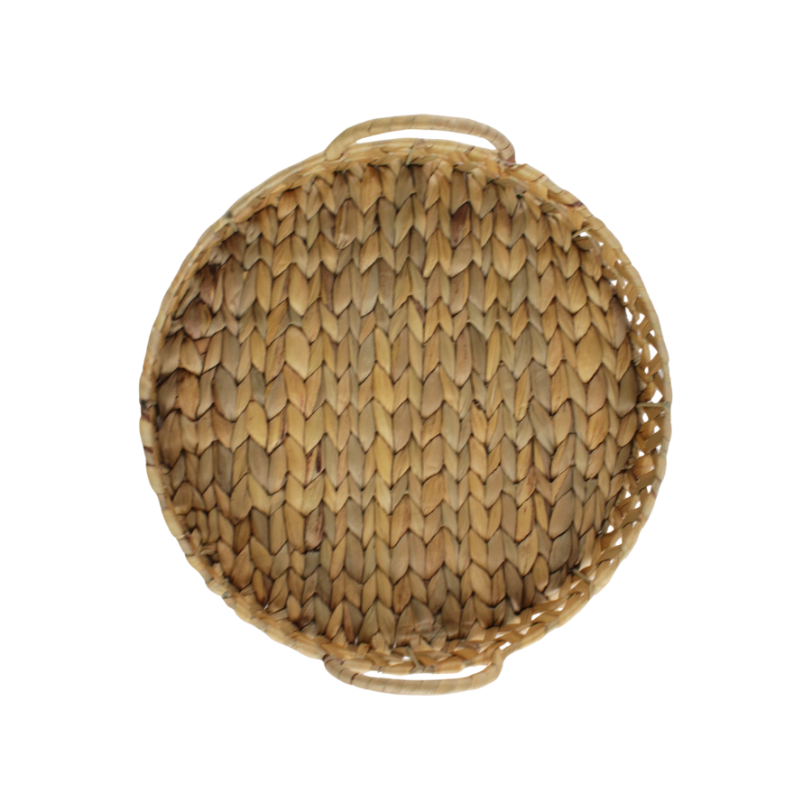 Bakke Rund Flettet FLORIS (Ø34x12cm)
