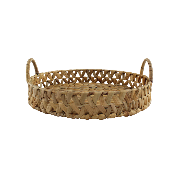 Bakke Rund Flettet FLORIS (Ø34x12cm)
