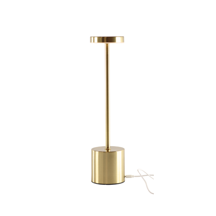 Bordlampe 8x34 cm Guld
