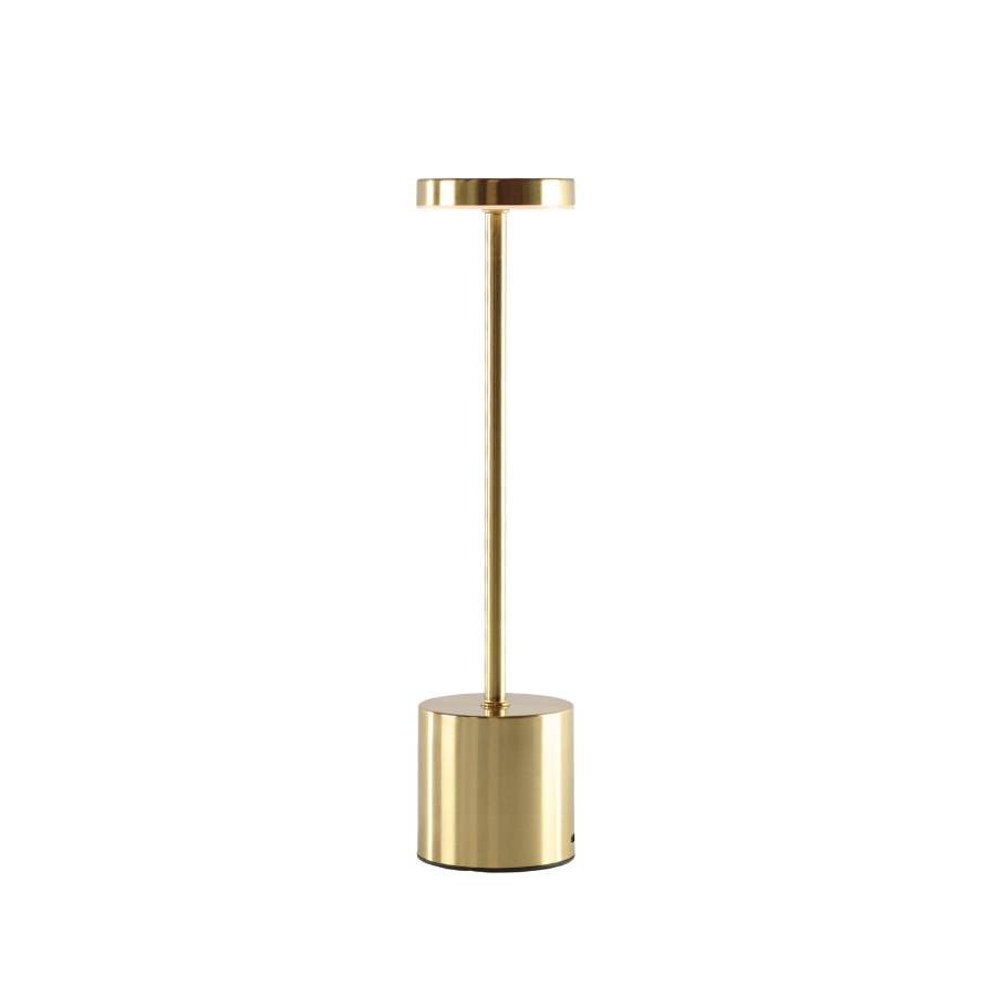 Bordlampe 8x34 cm Guld
