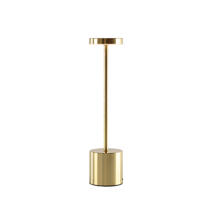 Bordlampe 8x34 cm Guld