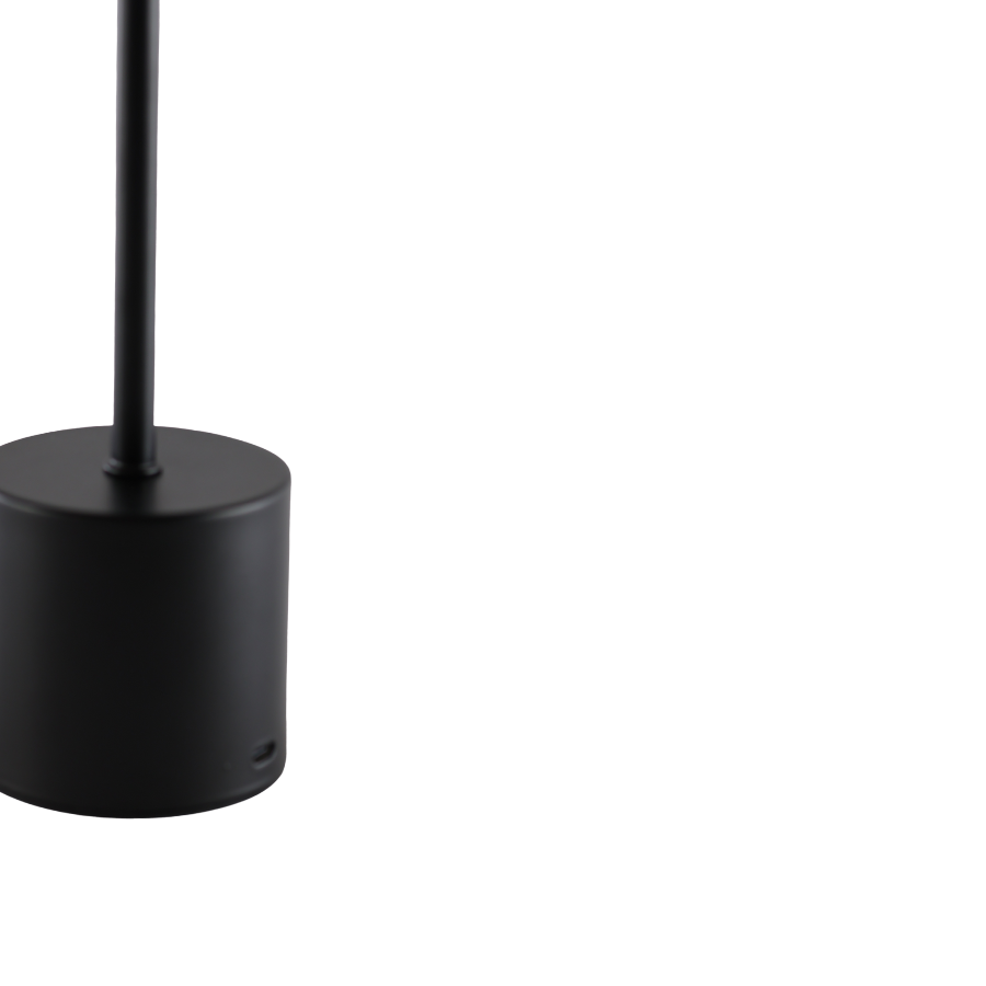Bordlampe 8x34 cm Sort